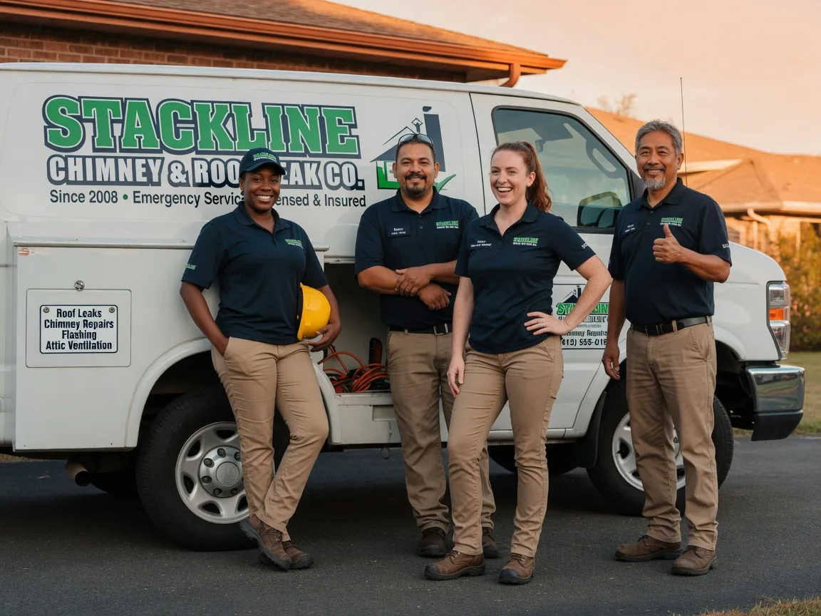 Chimney flashing repair company in Wittman, MD